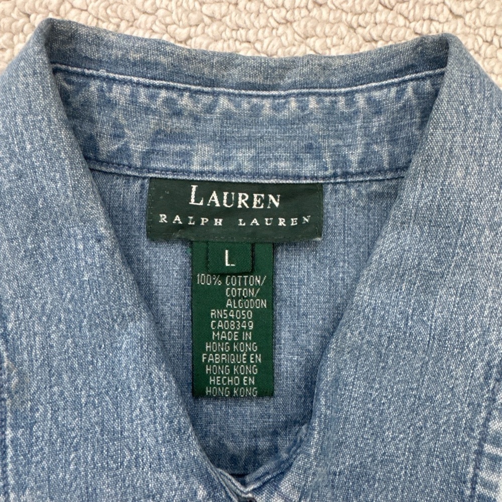 Ralph Lauren Denim Blue Casual Shirt - Picture 3 of 6